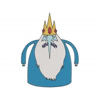 Adventure Time ice king Embroidery Design