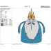 Adventure Time ice king Embroidery Design