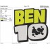 Ben 10 logo Embroidery Design
