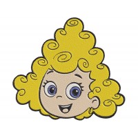 Bubble Guppies Deema Face Embroidery Design