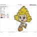 Bubble Guppies Deema with bag Embroidery Design