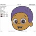 Bubble Guppies Goby Face Embroidery Design