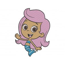 Bubble Guppies Molly very happy 2 Embroidery Design
