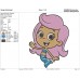 Bubble Guppies Molly very happy 2 Embroidery Design