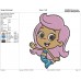 Bubble Guppies Molly very happy 2 Embroidery Design