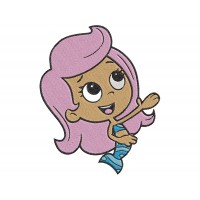 Bubble Guppies Molly very happy Embroidery Design