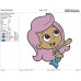 Bubble Guppies Molly very happy Embroidery Design