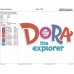 Dora and Friends logo Embroidery Design