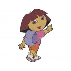 Dora the Explorer Dora Back to School 2 Embroidery Design