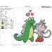 Dora the Explorer boots and isa Embroidery Design