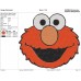 Elmo Happy Smile Face Embroidery Design