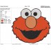 Elmo Happy Smile Face Embroidery Design