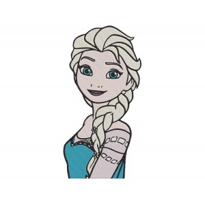 Frozen Elsa 2 Embroidery Design