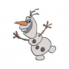Frozen olaf dancing 2 Embroidery Design