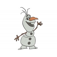 Frozen olaf dancing 3 Embroidery Design