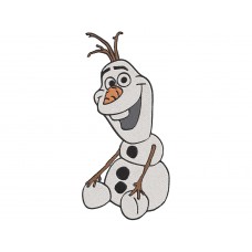 Frozen olaf sitting Embroidery Design