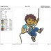 Go Diego Go Diego Climbs Embroidery Design