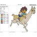 Go Diego Go Diego with Linda Llama Embroidery Design