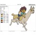 Go Diego Go Diego with Linda Llama Embroidery Design