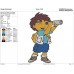 Go Diego Go Diego with Telescope Embroidery Design