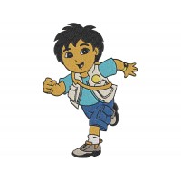 Go Diego Go Embroidery Design