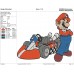 Mario Kart Embroidery Design