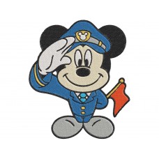 Mickey Mouse Cruise Ship Embroidery Design