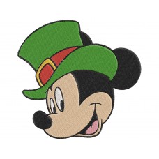 Mickey Mouse Face with Cap spring Embroidery Design