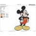 Mickey Mouse Look confident Embroidery Design