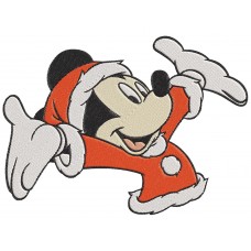 Mickey Mouse clothes snow Embroidery Design