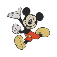 Mickey Mouse dancing Embroidery Design