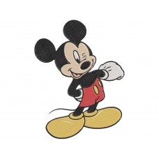 Mickey Mouse eye wink Embroidery Design