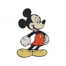 Mickey Mouse smiley Embroidery Design