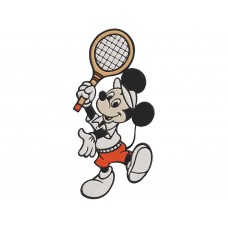 Mickey Mouse tennis 2 Embroidery Design
