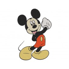 Mickey Mouse victory Embroidery Design