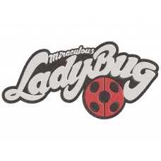 Miraculous Ladybug logo 2 Embroidery Design
