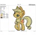 My Little Pony applejack Embroidery Design