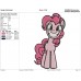 My Little Pony pinkie pie happy teeth Embroidery Design