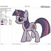 My Little Pony twilight sparkle character Embroidery Design