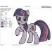My Little Pony twilight sparkle character raised his foot Embroidery Design