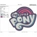My little pony girls logo Embroidery Design