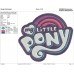 My little pony girls logo Embroidery Design