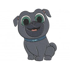Puppy Dog Pals Bingo gray Happy and smiley Embroidery Design