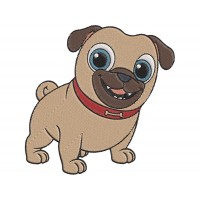 Puppy Dog Pals Rolly Embroidery Design