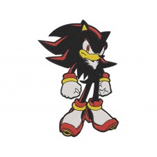 Shadow the Hedgehog sonic Embroidery Design