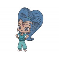Shimmer and Shine embroidery design