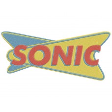 Sonic Drive in Logo Embroidery Design