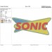 Sonic Drive in Logo Embroidery Design