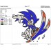 Sonic Ski Embroidery Design