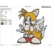 Sonic Tails fox Holds his tail Embroidery Design
